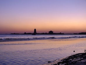 蓬莱仙境的海上日出